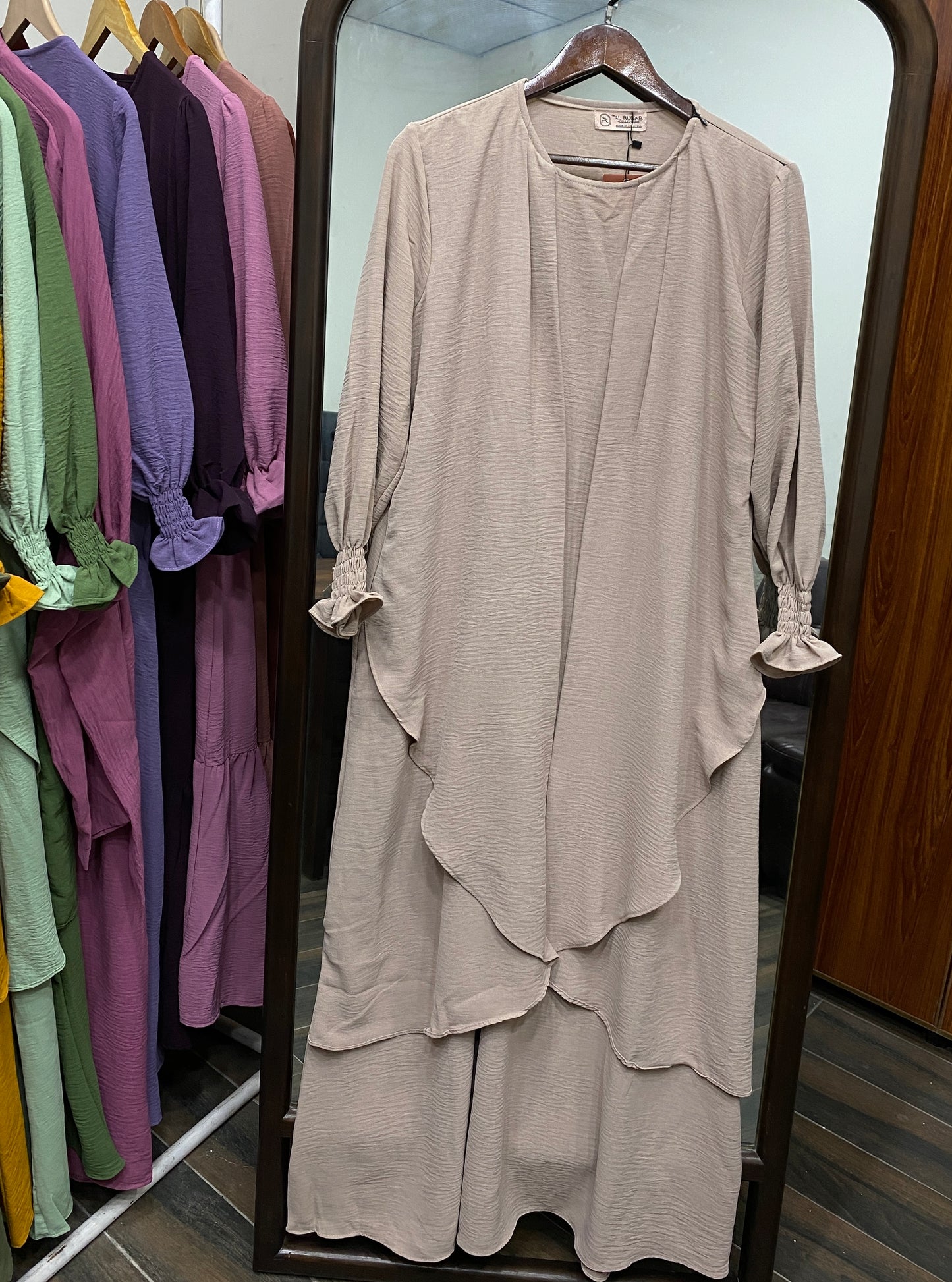 Serene Classic Abaya- Sand Skin