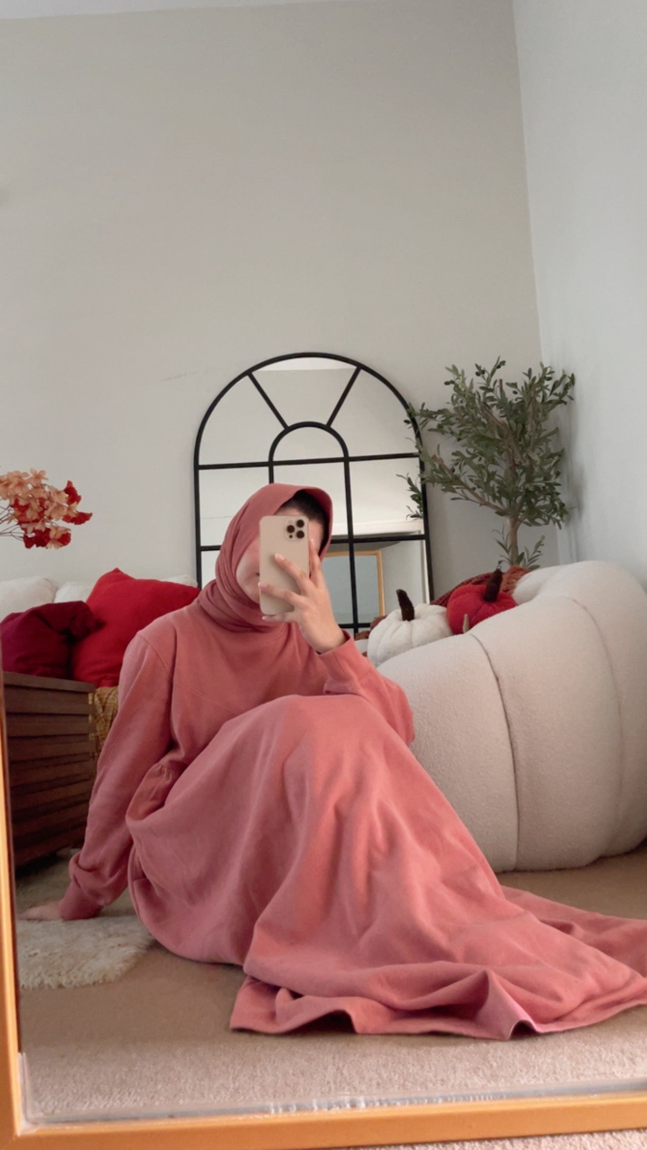 Güzel Fleece Frock Dress - Candy Pink