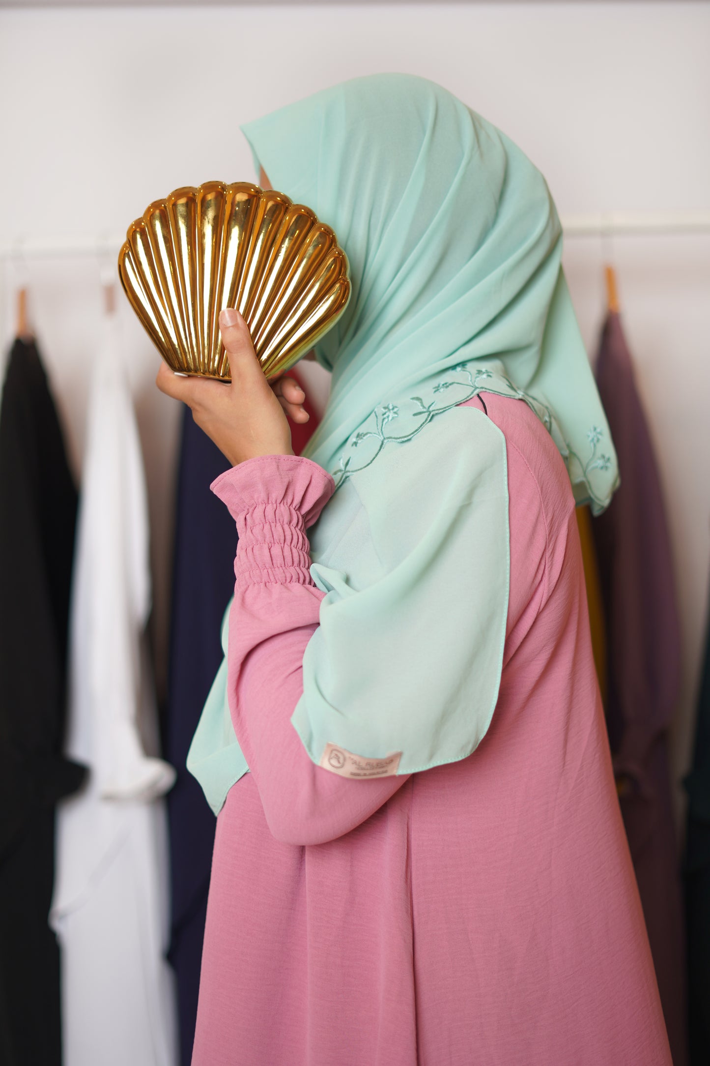 Serene Classic Abaya-Candy Pink