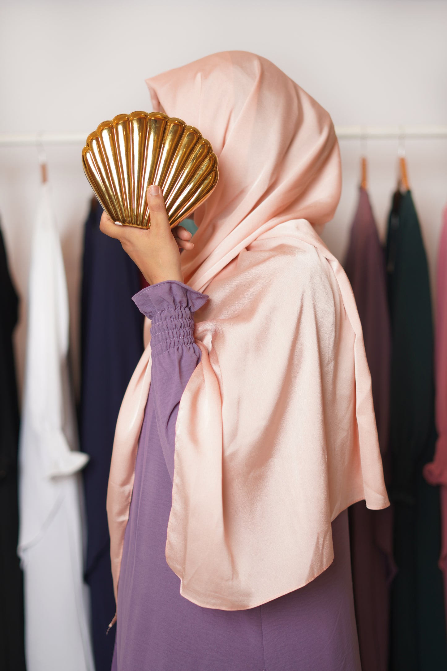 Serene Classic Abaya-Mauve