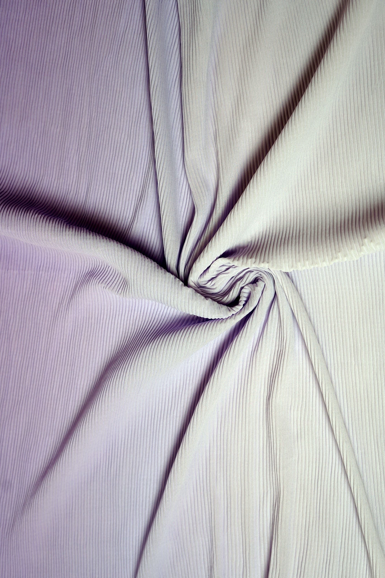 Ombre Pleated Hijab-Lilac Lavender