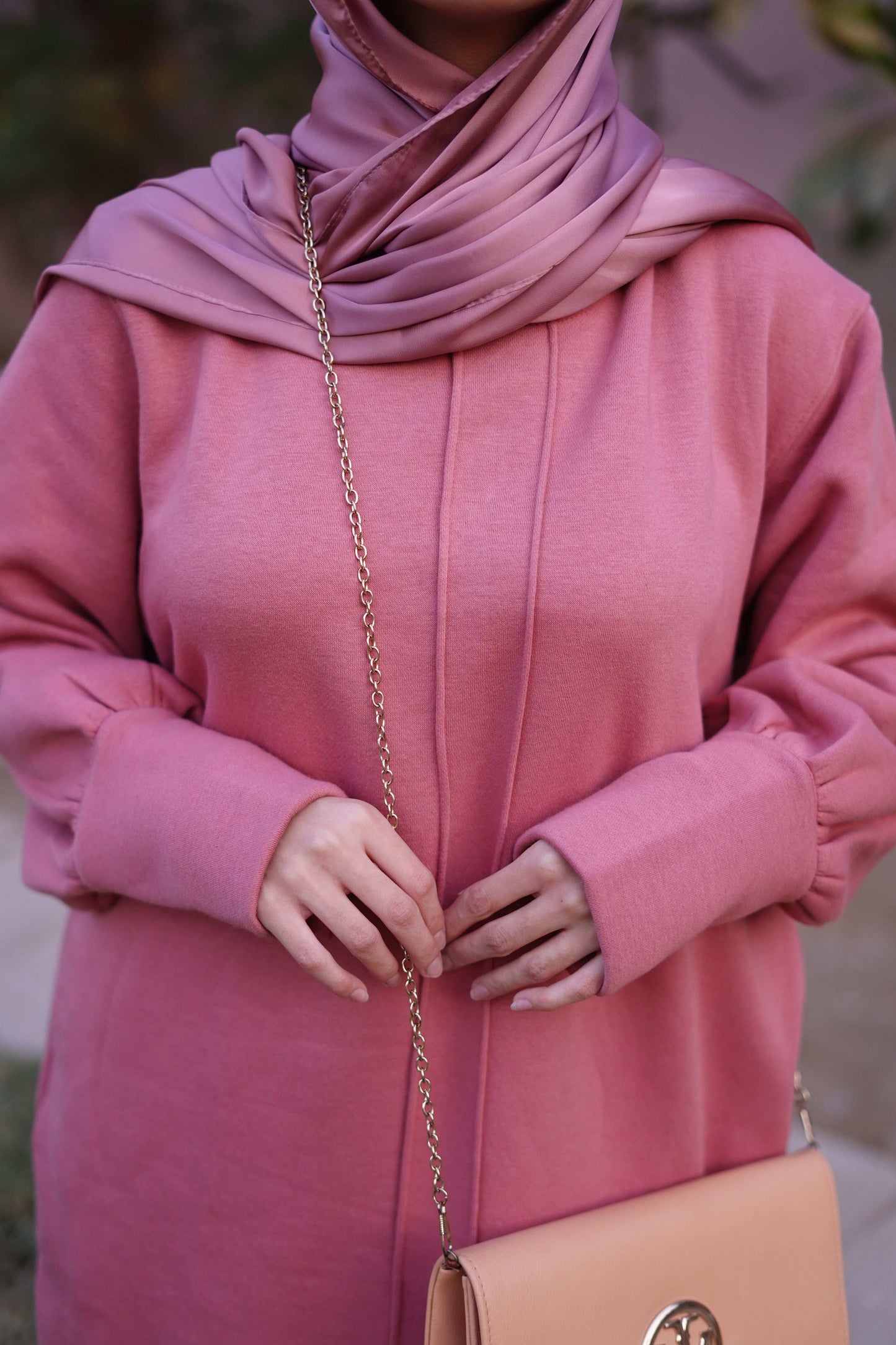 Tulip Fleece Co Ord Set - Candy Pink