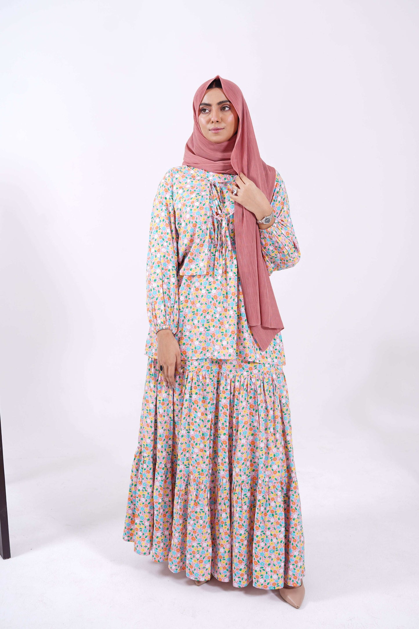 Spring Bloom Skirt Set