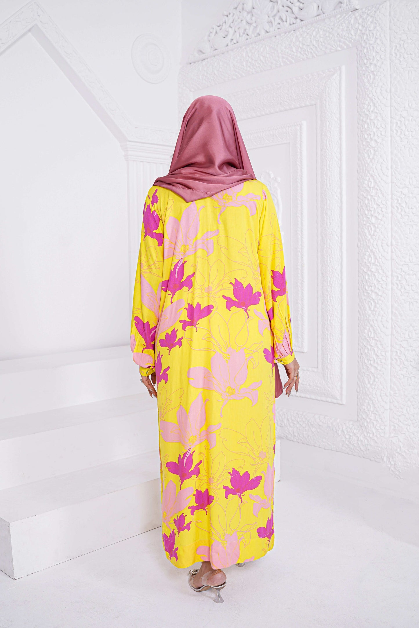 Sunlit Bloom Kaftan Shirt