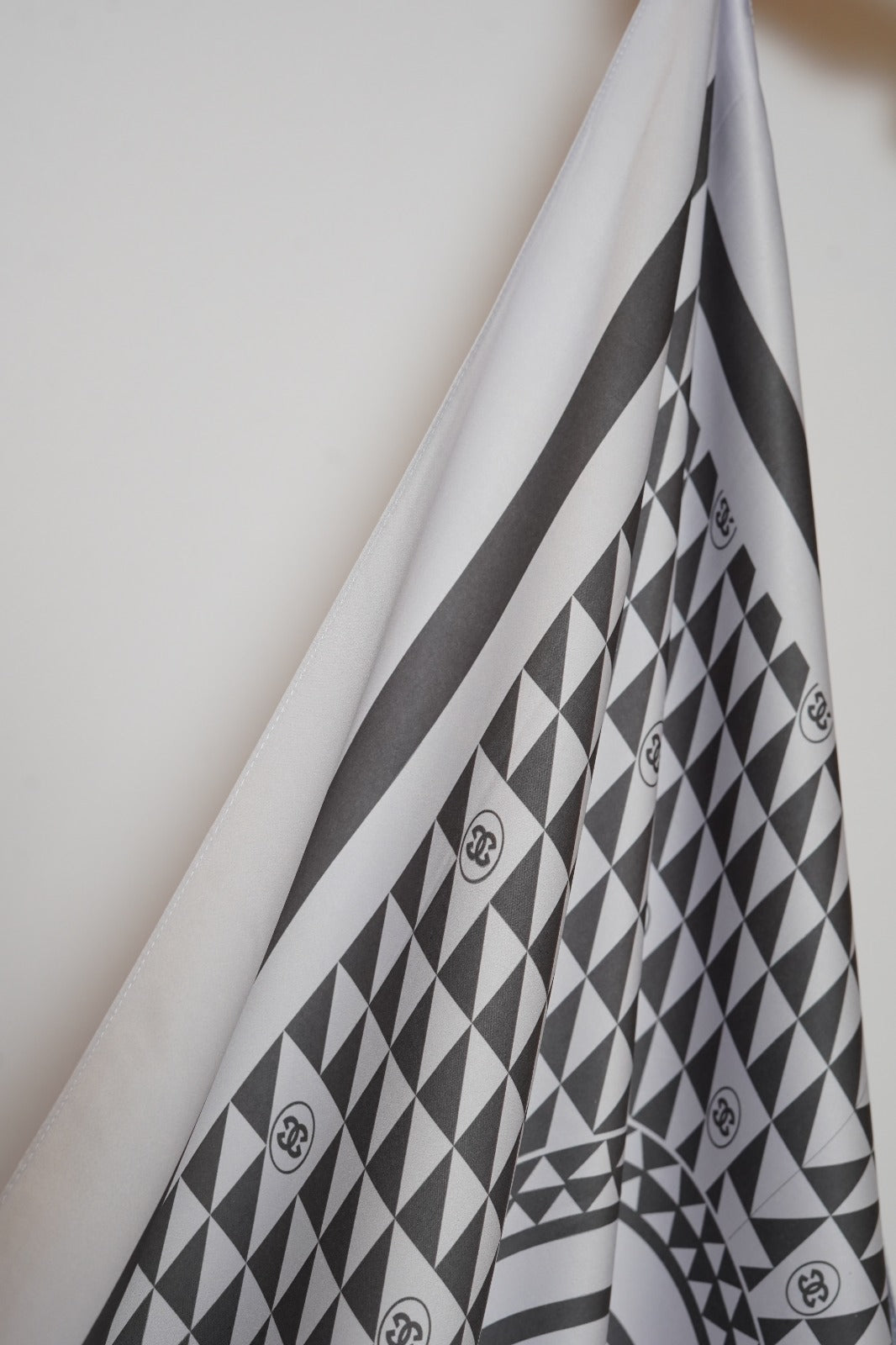 Regal Printed Satin - Dim Gray