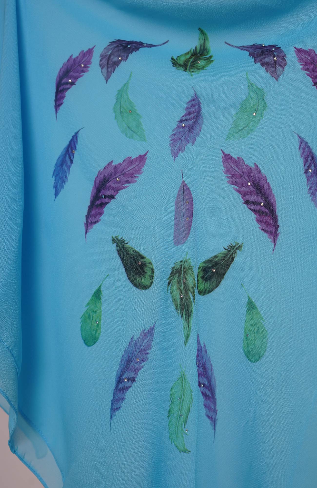 Square Feather Printed - Uranian