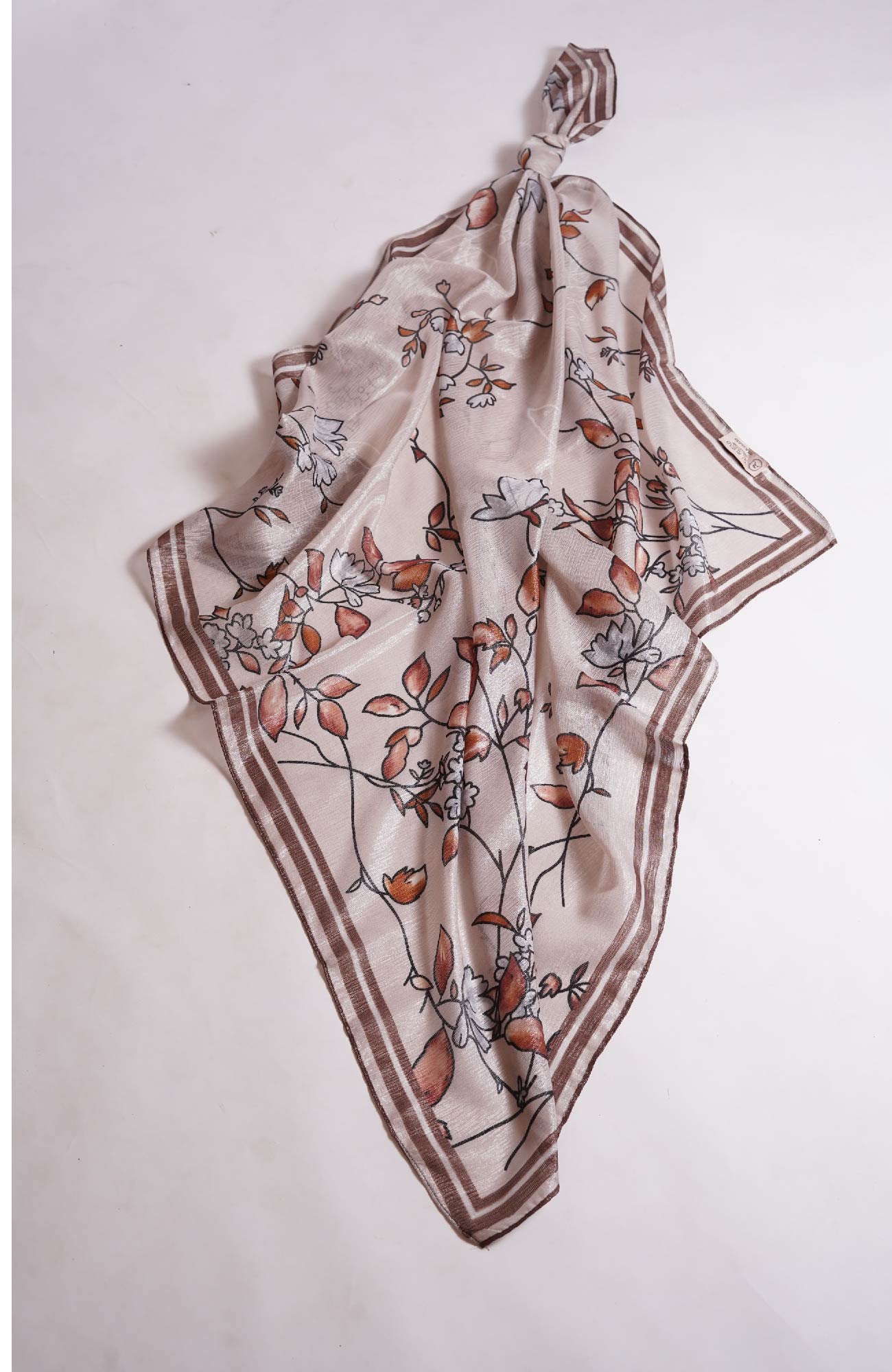Shimmer Floral Silk - Skin