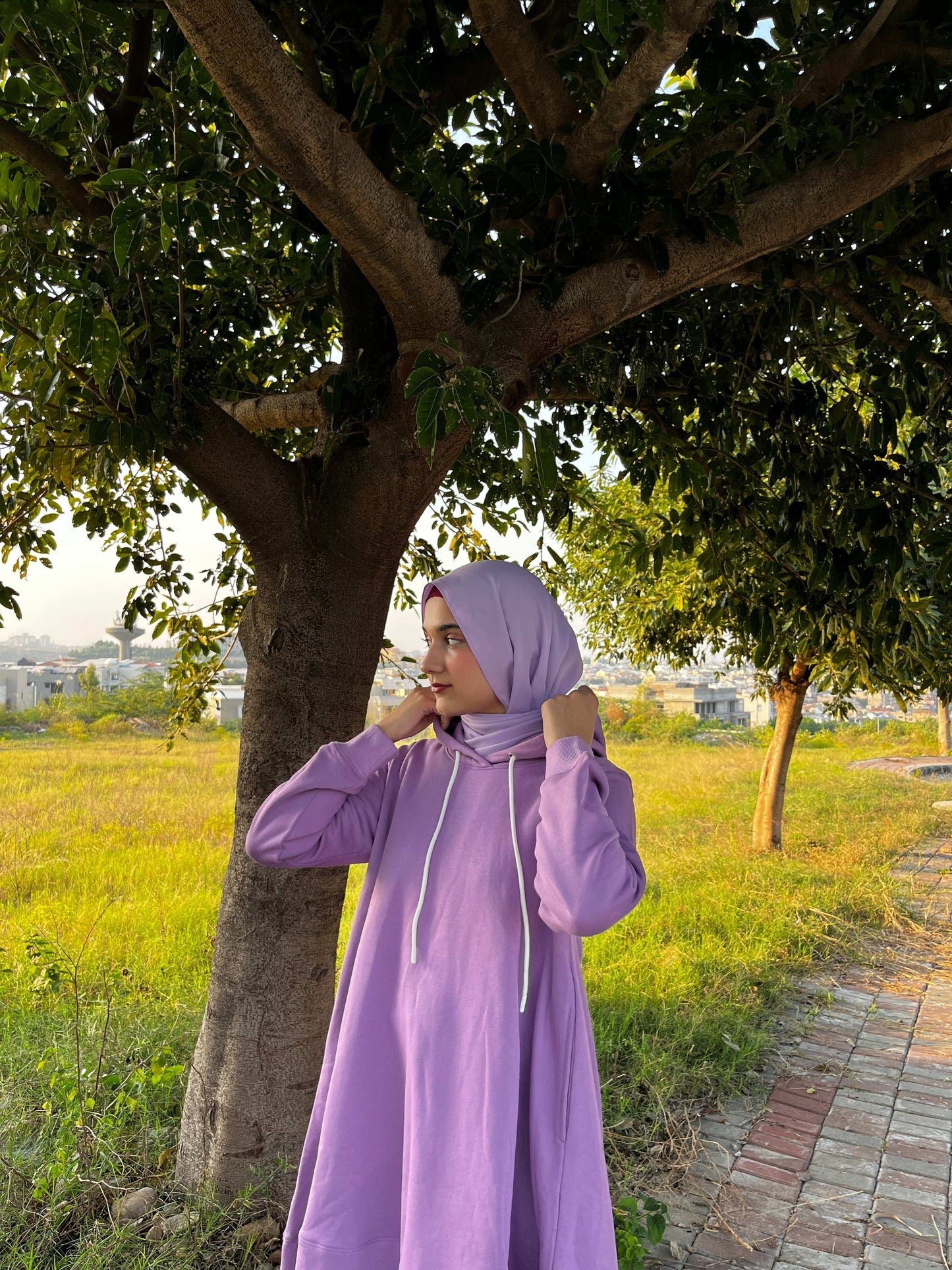 Dahlia Fleece Co Ord Set - Lavender