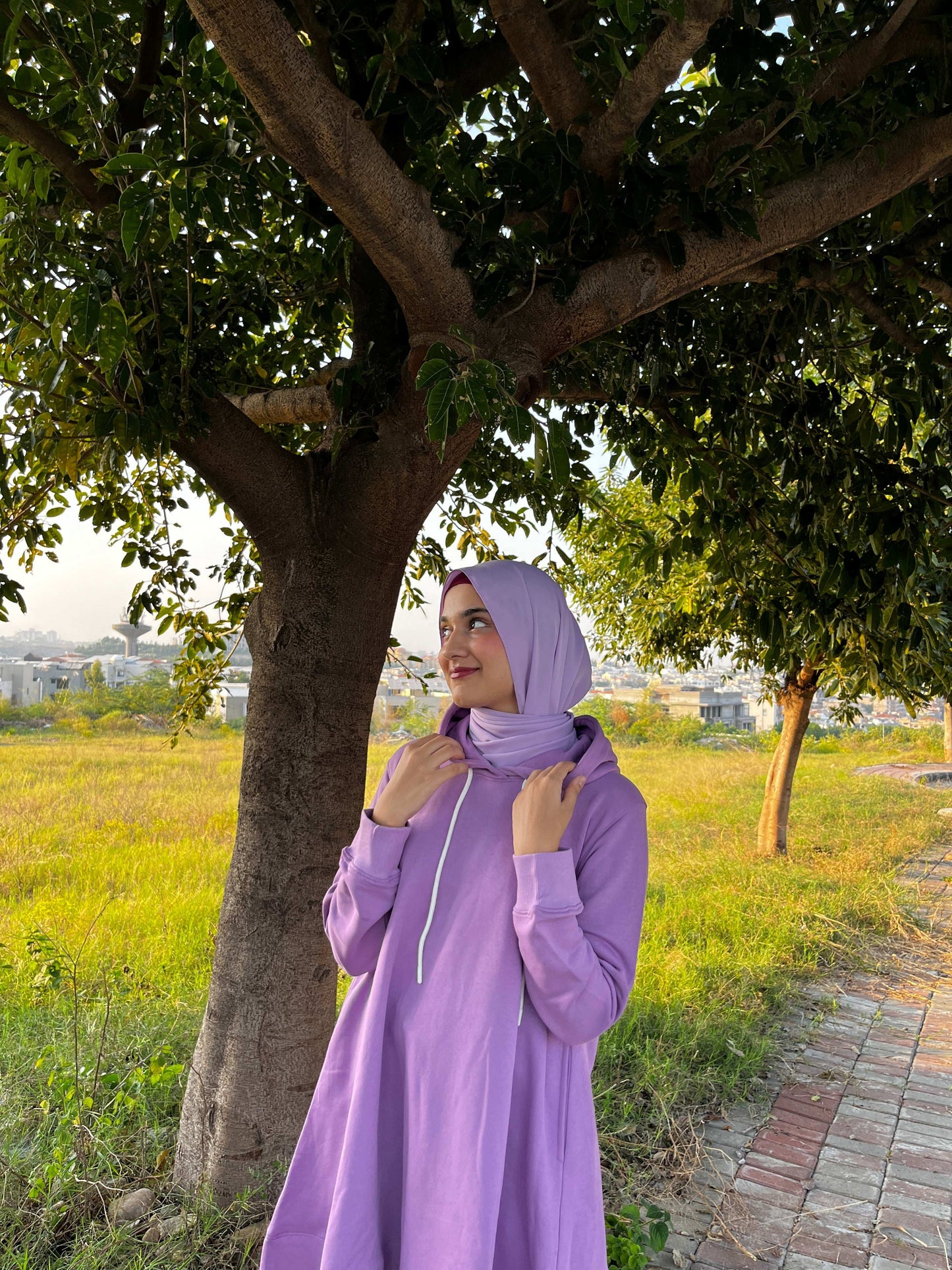 Dahlia Fleece Co Ord Set - Lavender