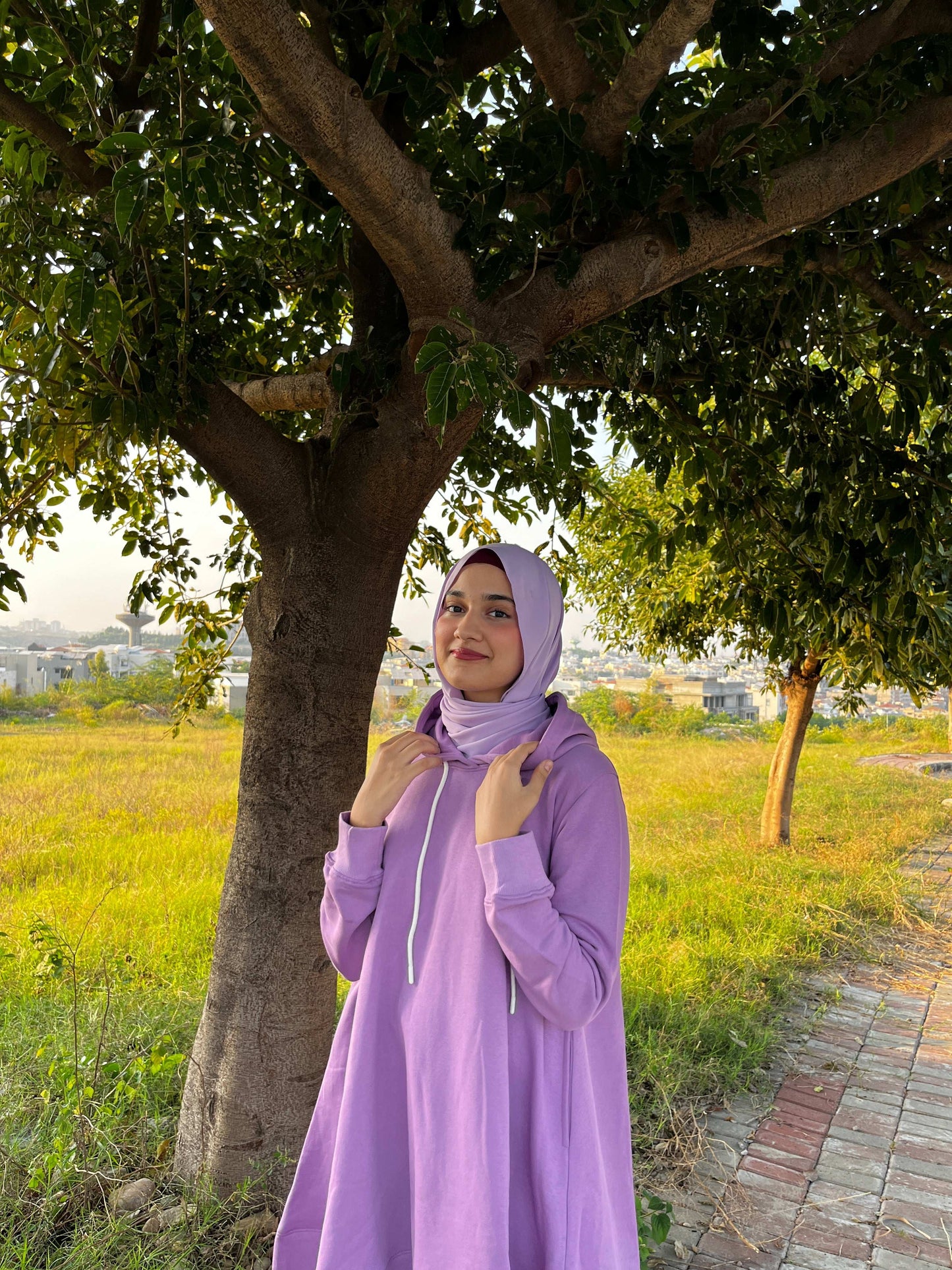 Dahlia Fleece Co Ord Set - Lavender