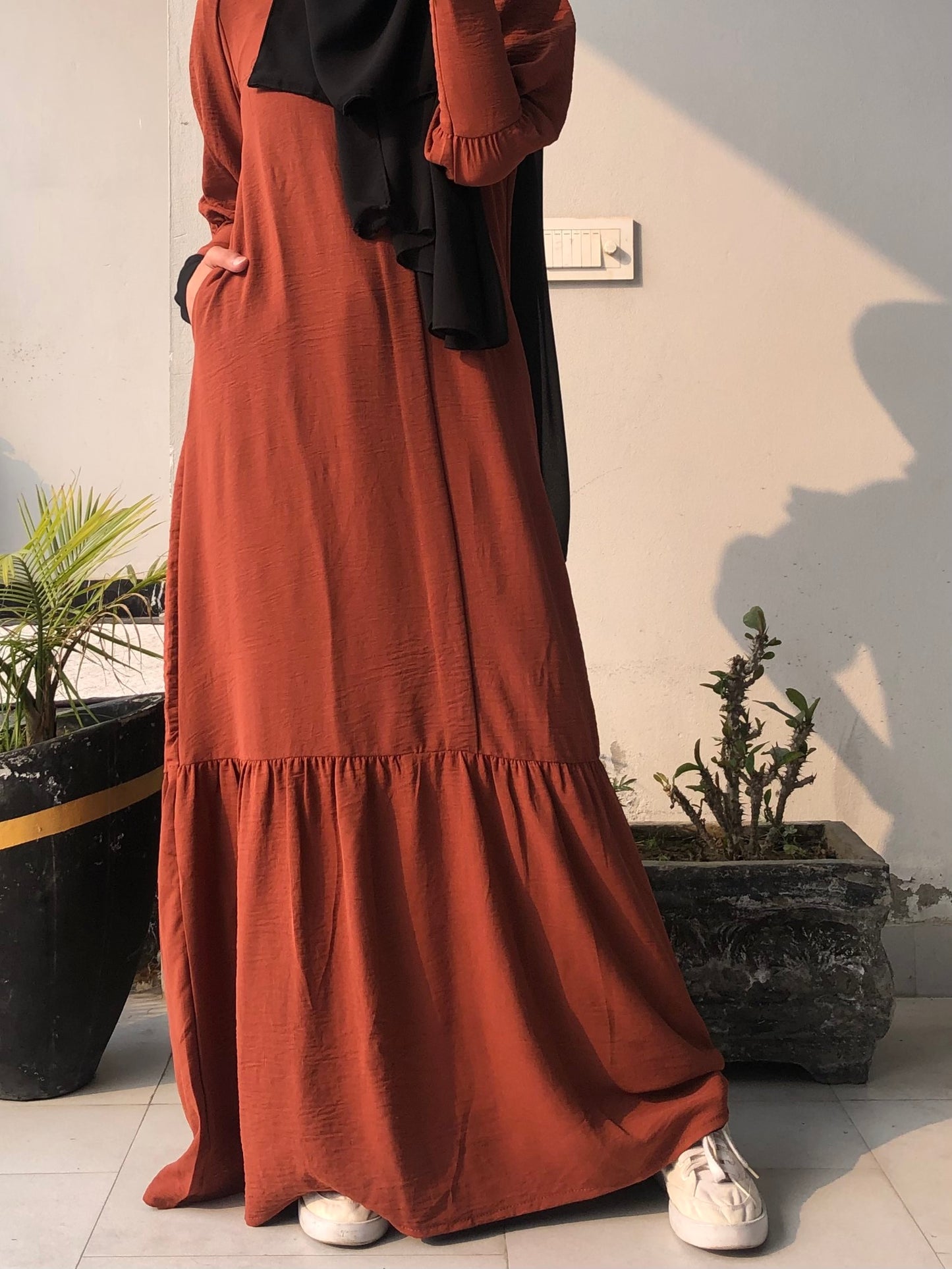 Daisy Maxi Dress - Peach