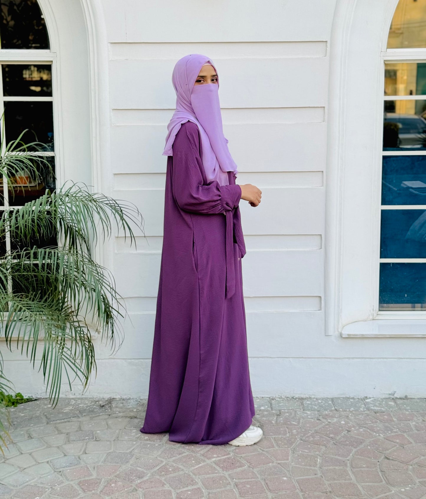 Marwah Abaya - Purple