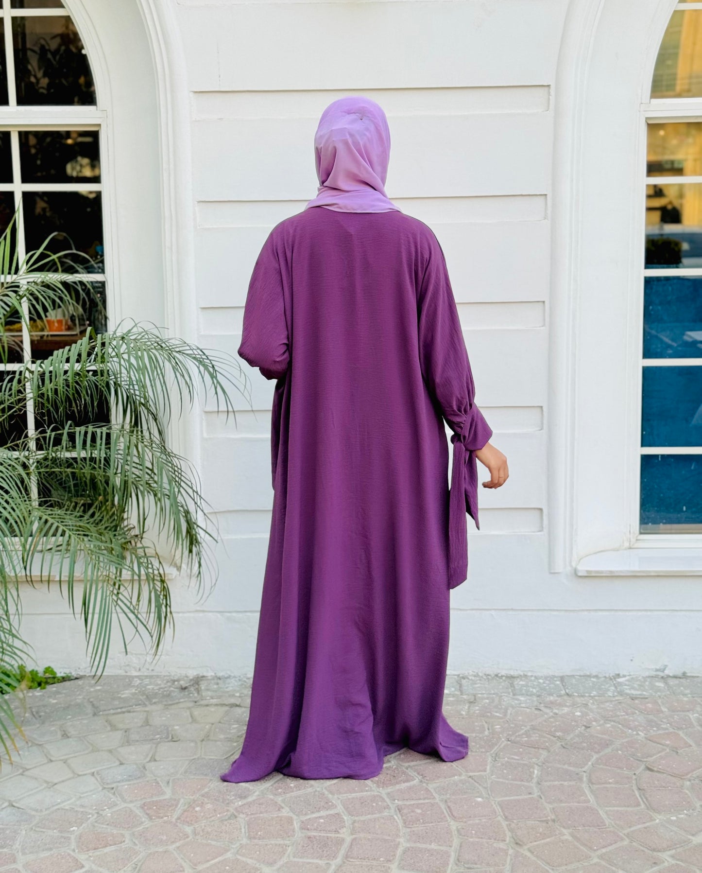 Marwah Abaya - Purple