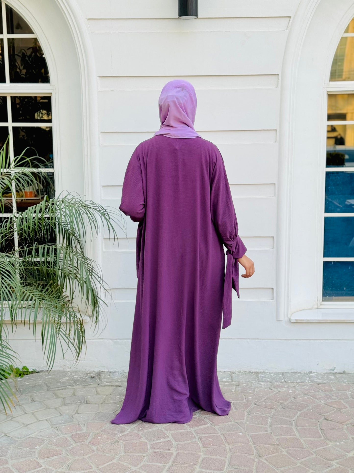 Marwah Abaya - Purple