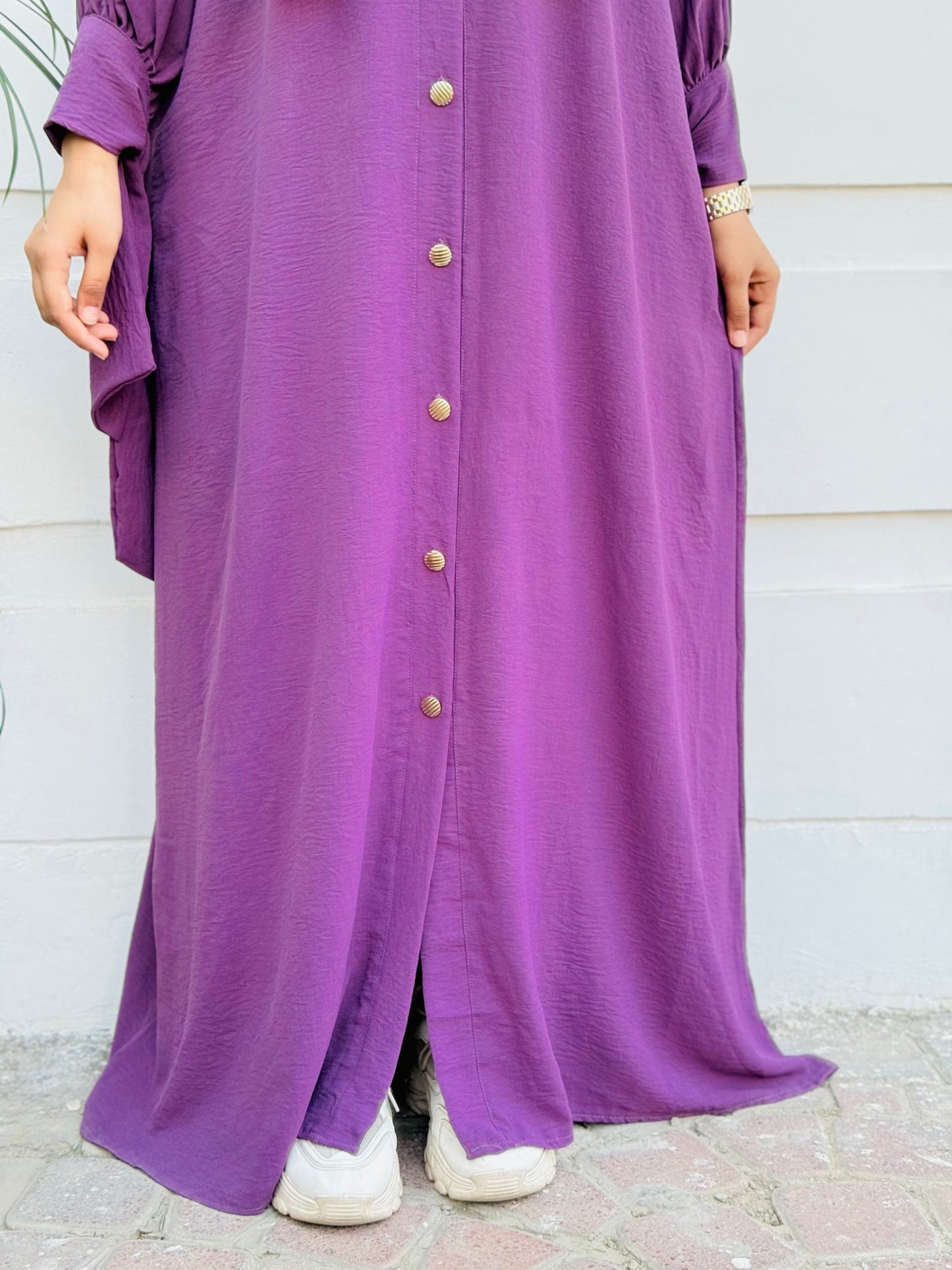 Marwah Abaya - Purple