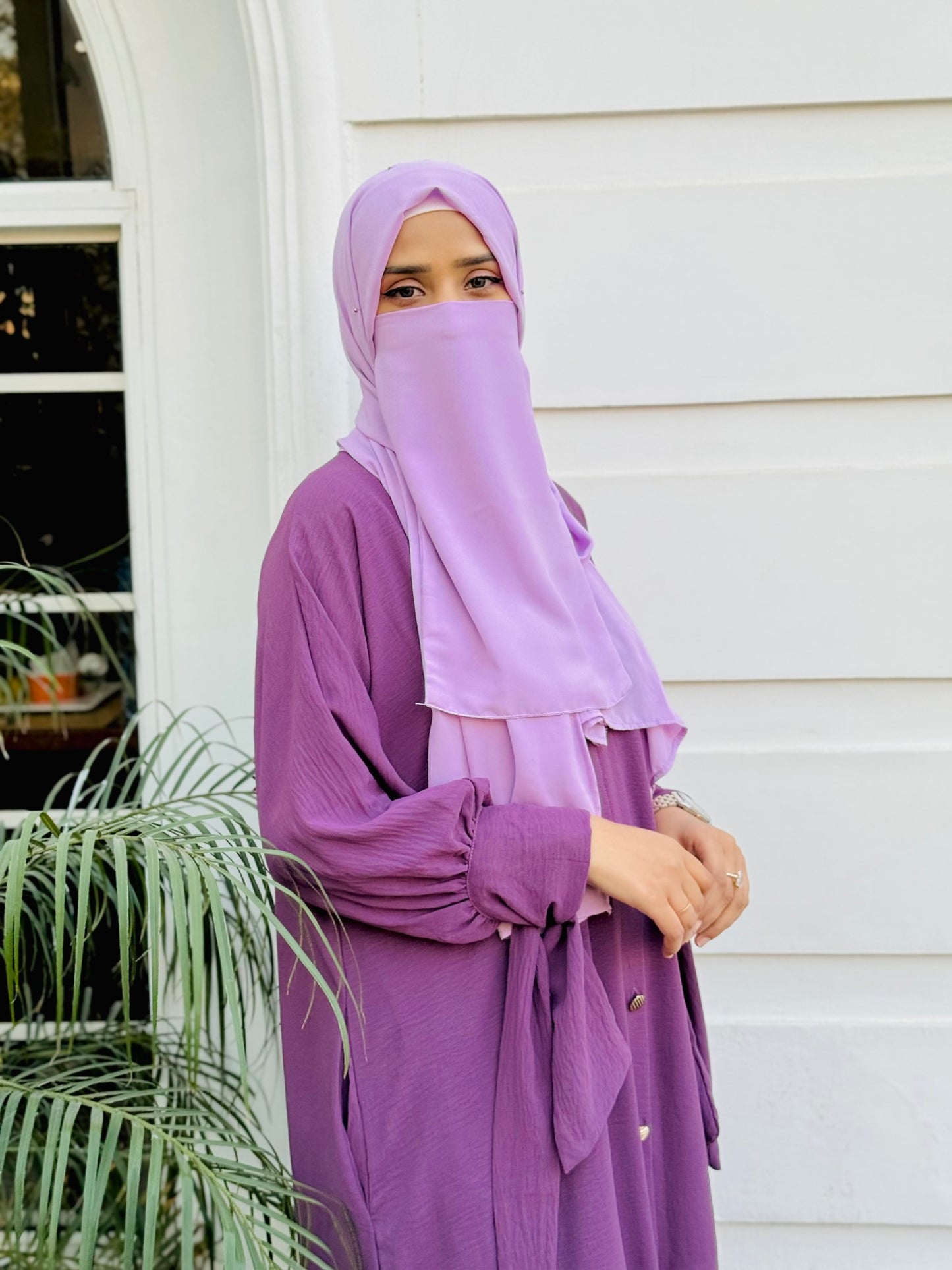 Marwah Abaya - Purple