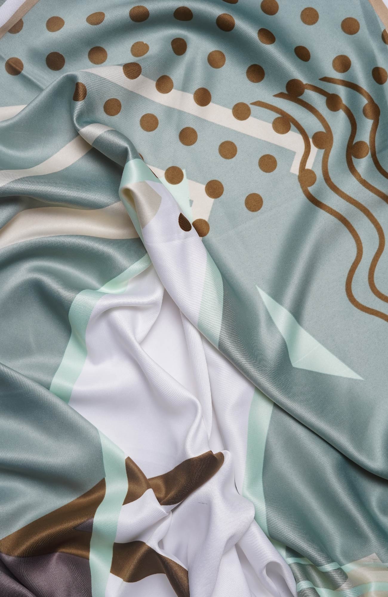 Mix Print Square Lawn - Mingle Print Frost