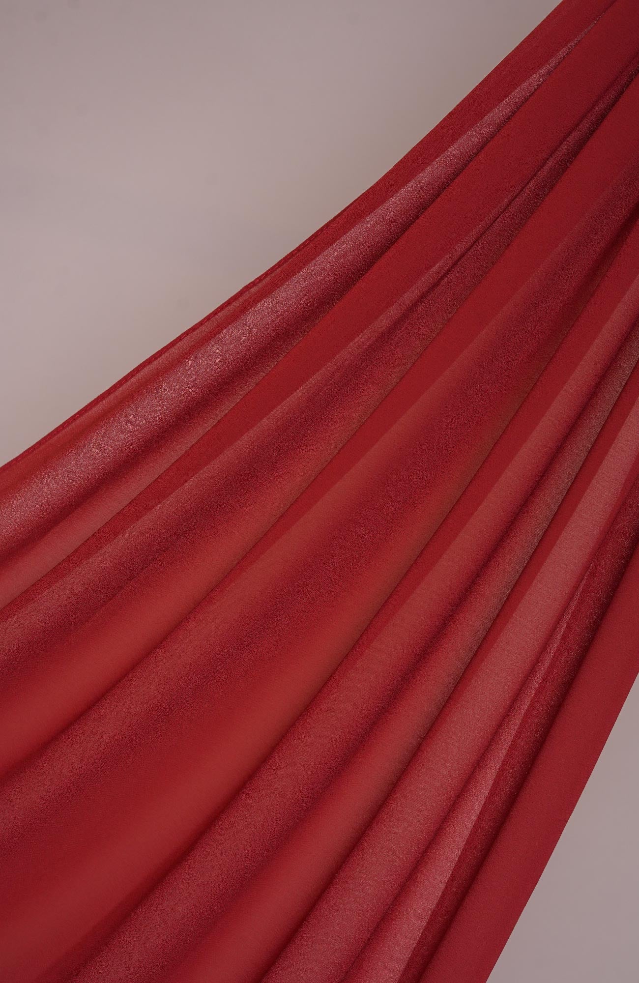 Malaysian Chiffon - Cherry Red