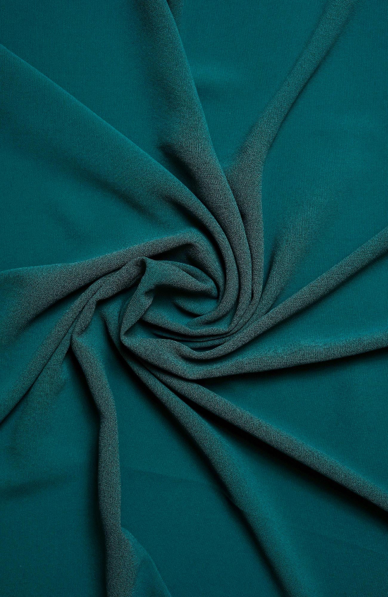Malaysian Chiffon - Forest Green