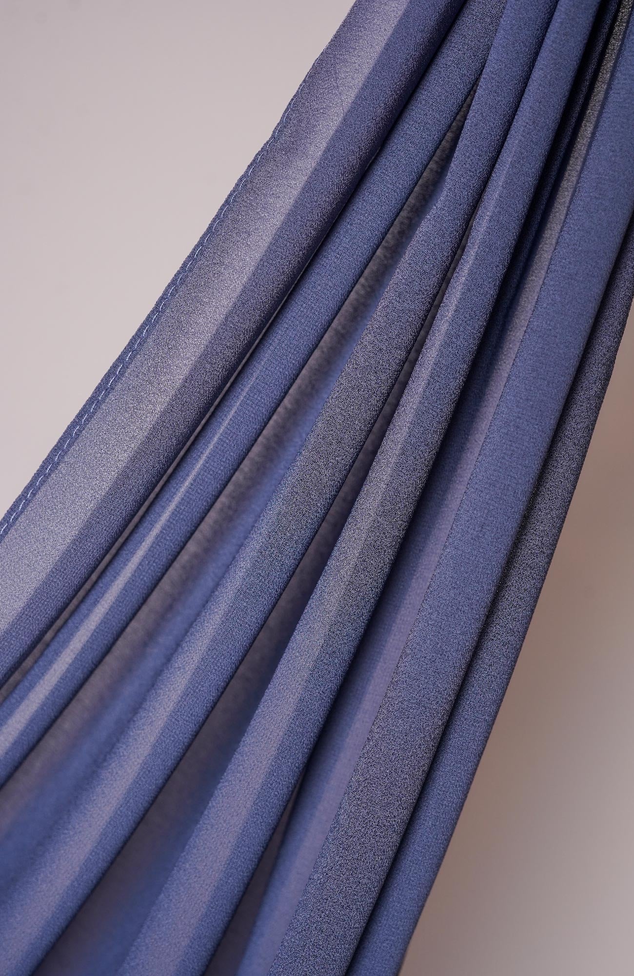 Malaysian Chiffon - Navy Blue