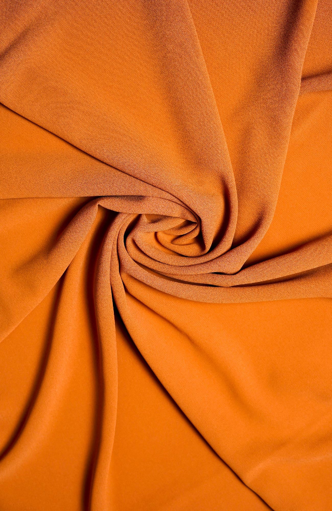 Malaysian Chiffon - Orange Rust