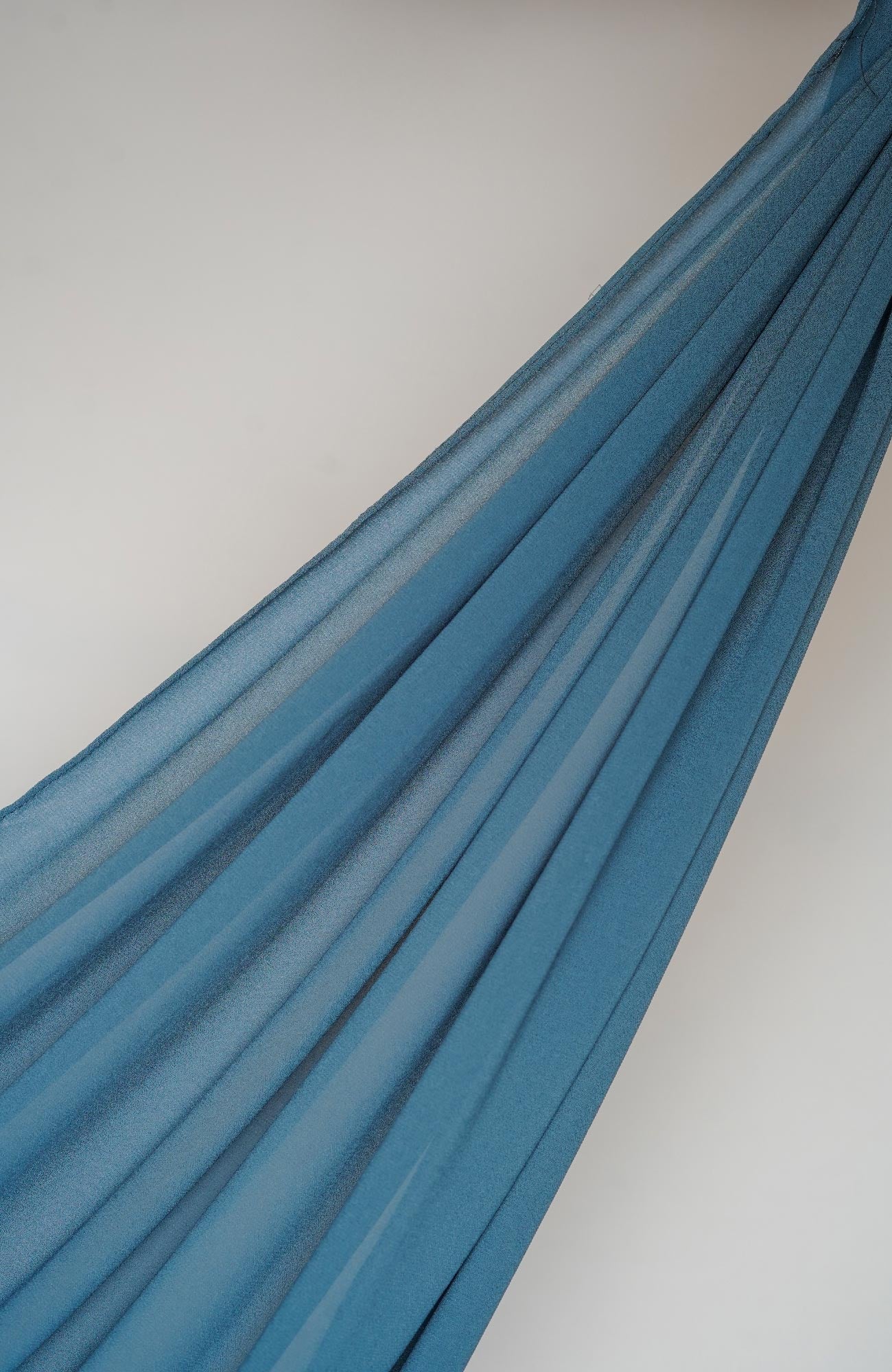 Malaysian Chiffon - Steel Blue