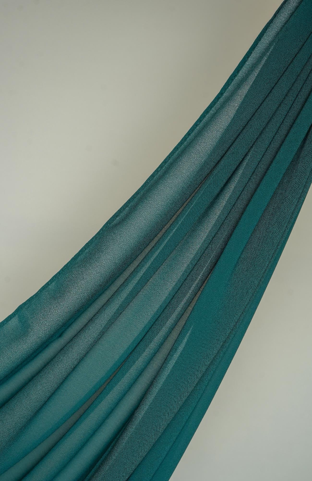 Malaysian Chiffon - Teal Green