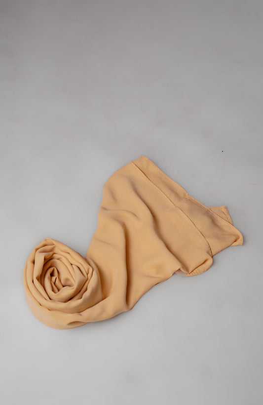 Mistique Chiffon Silk-Pale Peach