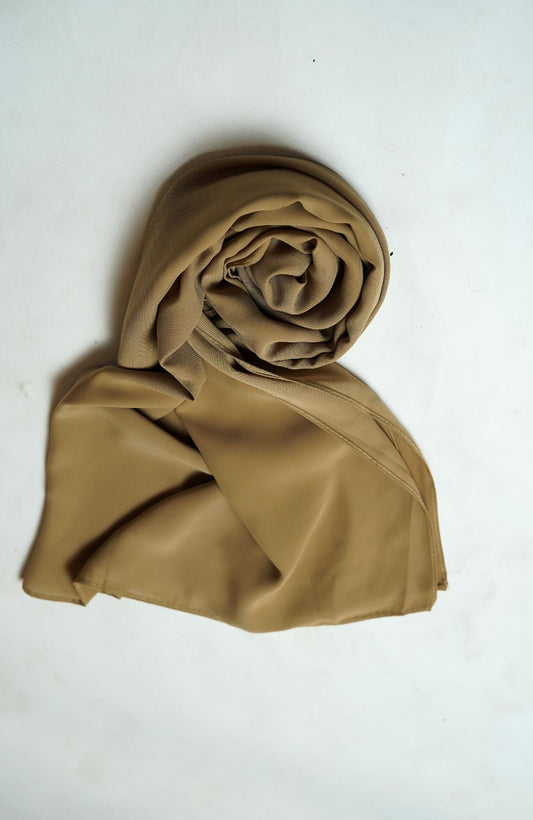 Mistique chifffon Silk-Dull Brown