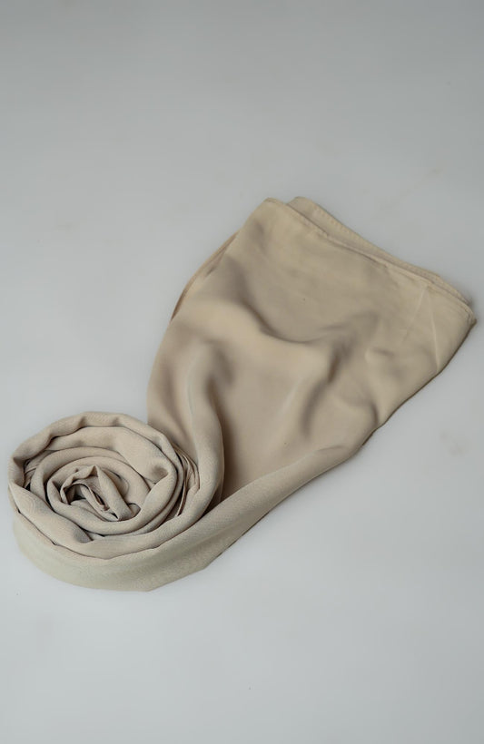 Mistique chiffon Silk-Sepia