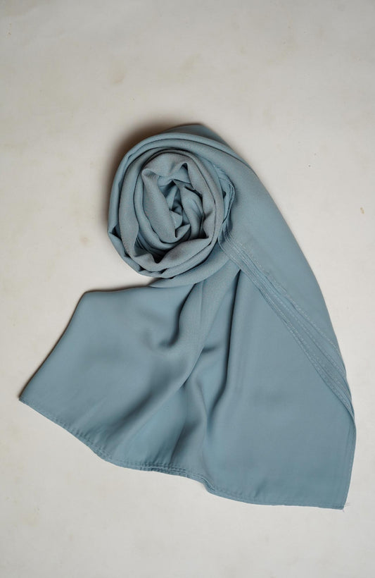 Mistique chiffon Silk-Tranquil Blue