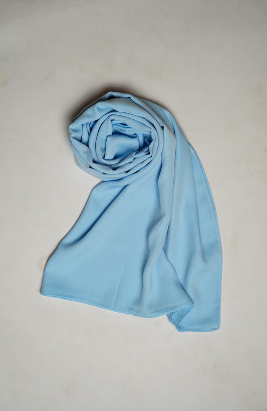 Mistique silk CHiffon-Sky Blue