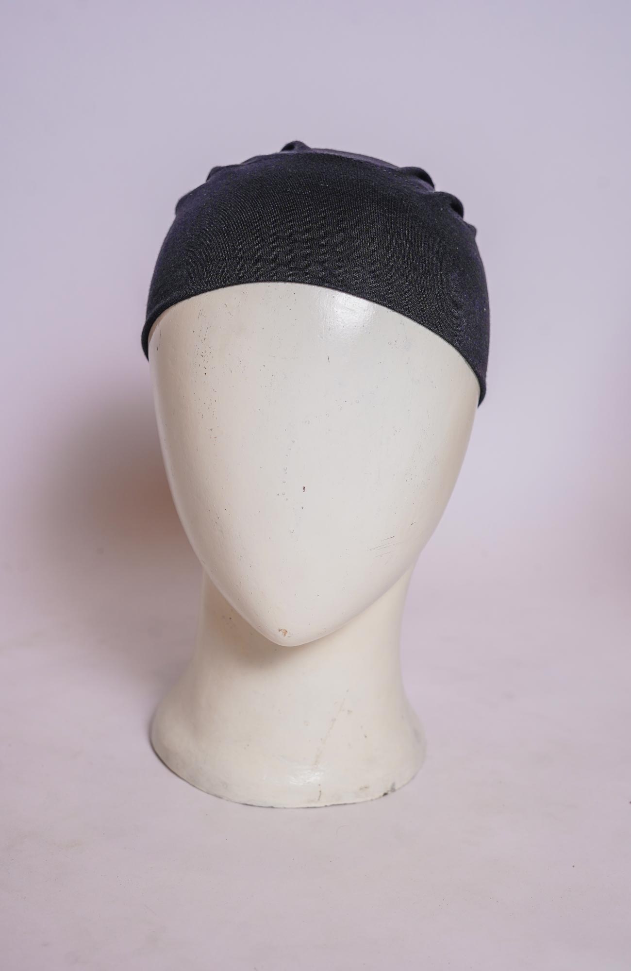 Plain Tube Hijab Cap - Black
