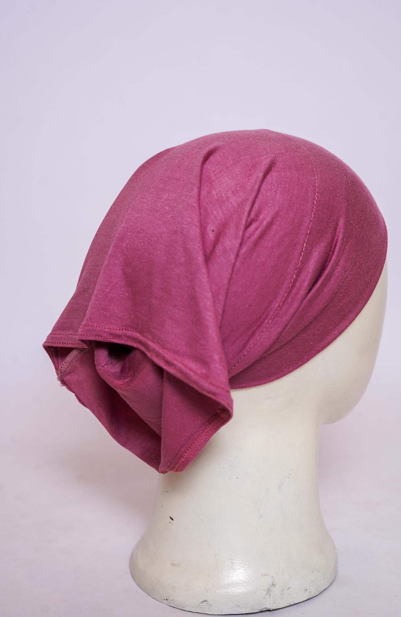 Plain Tube Hijab Cap - Dark Pink