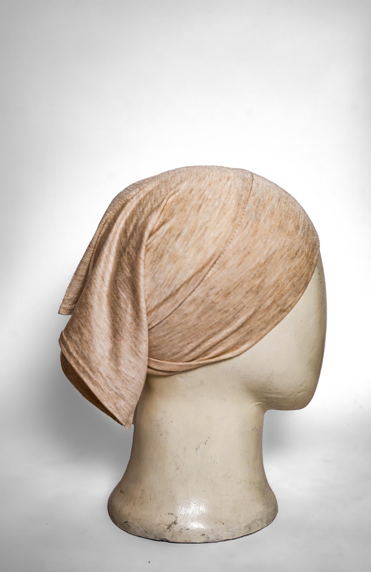 Plain Tube Hijab Cap - Sand