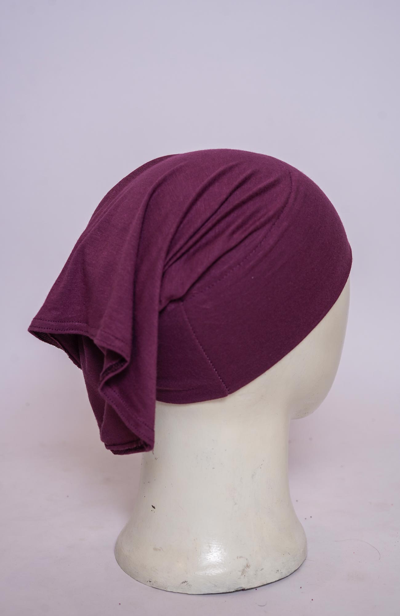 Plain Tube Hijab Cap - Wine