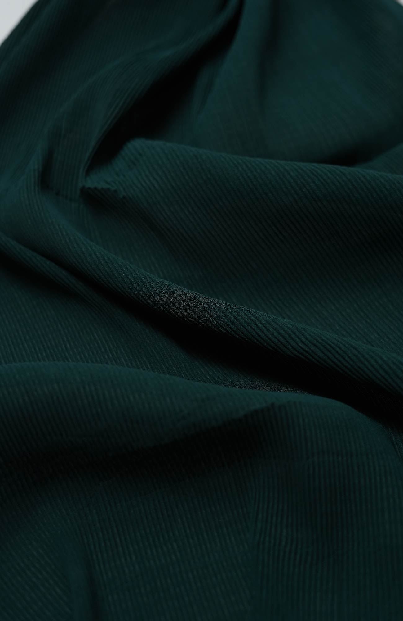 Pleated-Forest Green
