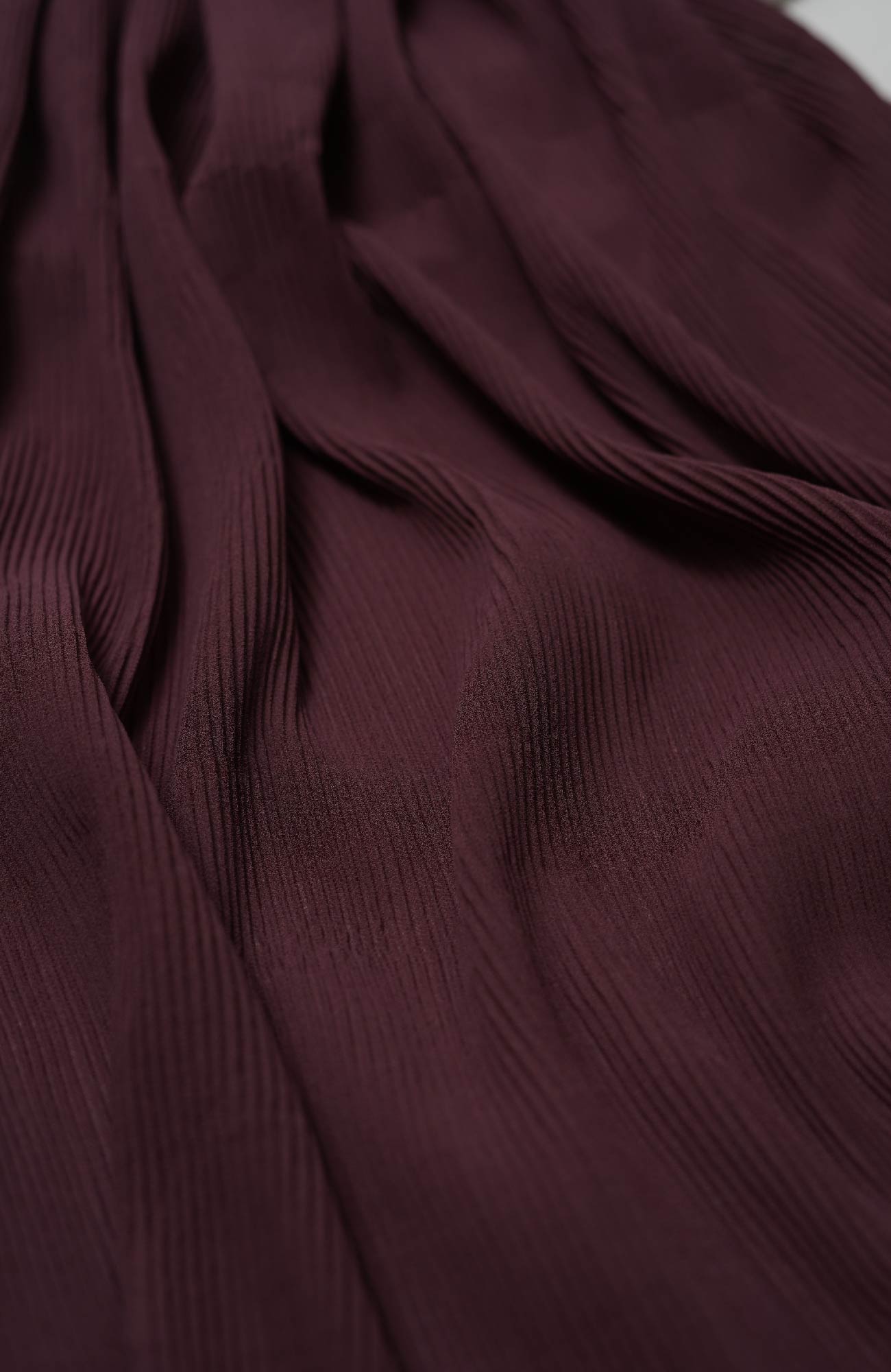 Pleated- Plum Purple
