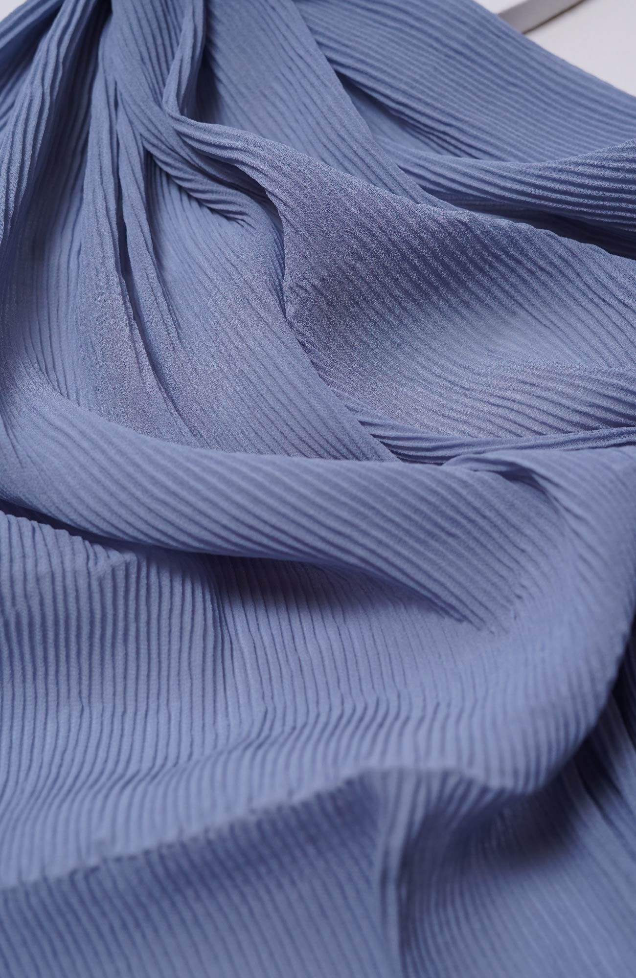 Pleated- Sky Blue
