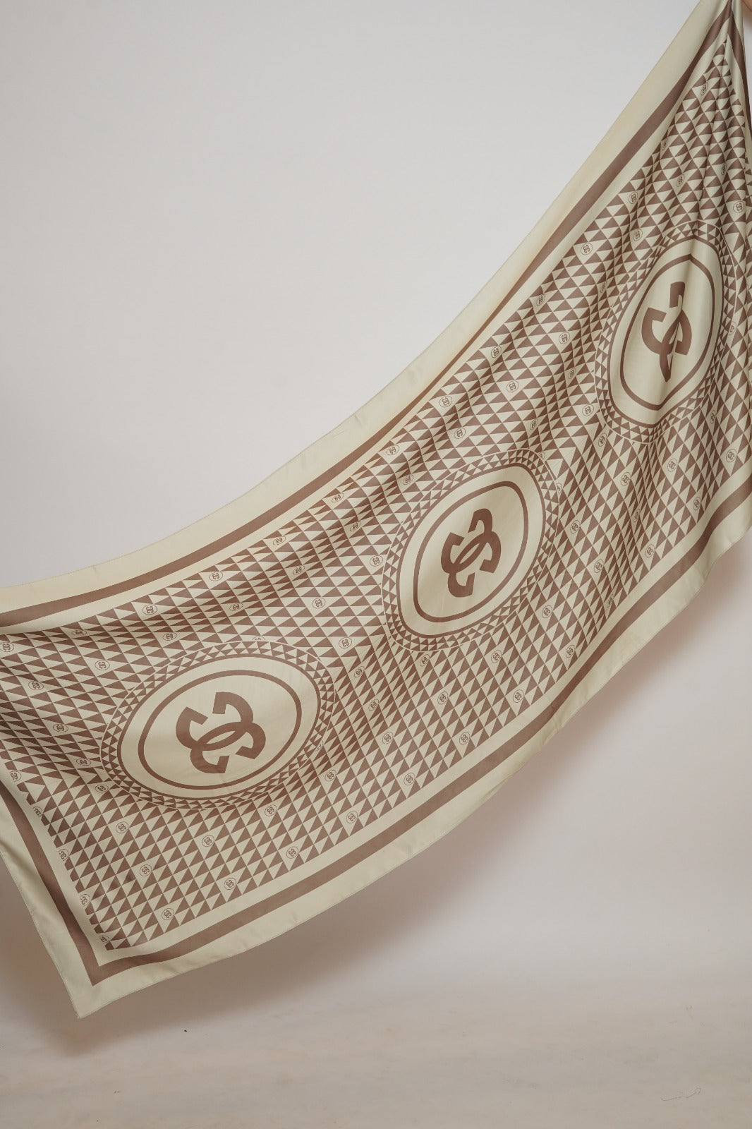 Regal Printed Satin - Chestnut