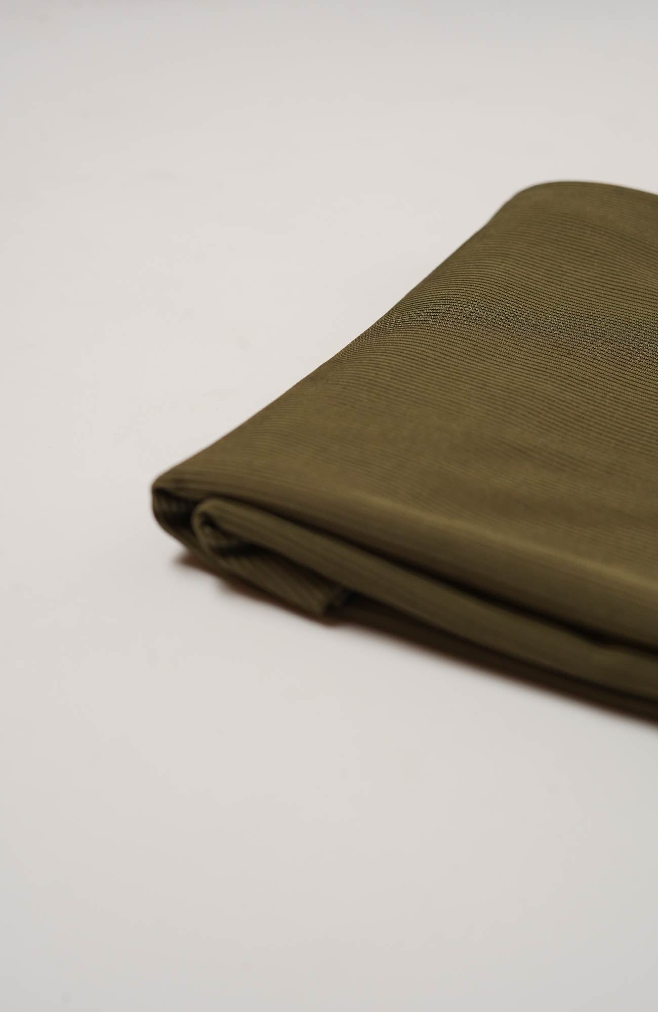 Ribbed Jersey-Olive Green
