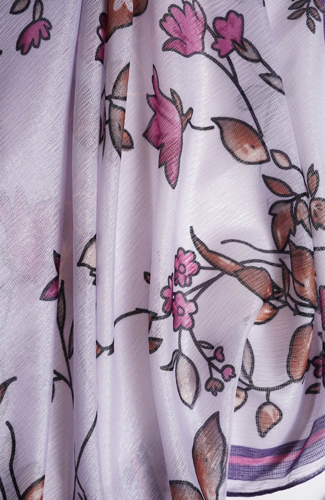 Shimmer Floral Silk - Little Princess
