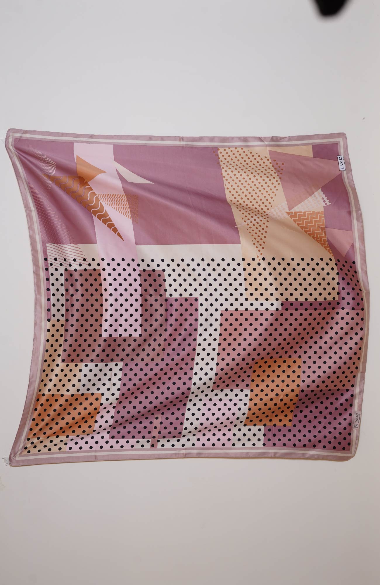 Mix Print Square Lawn - Mingle Print Blush
