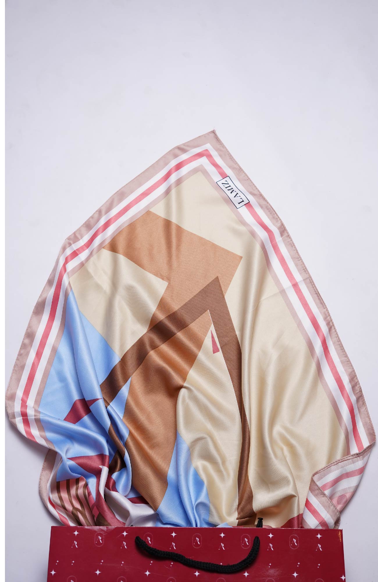 Mix Print Square Lawn - Mingle Print Cream