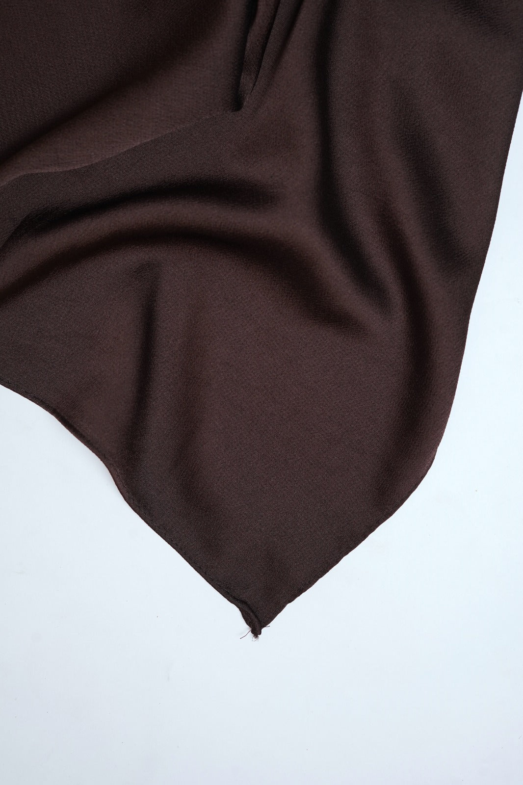 Luxe satin Silk-Chocolate brown