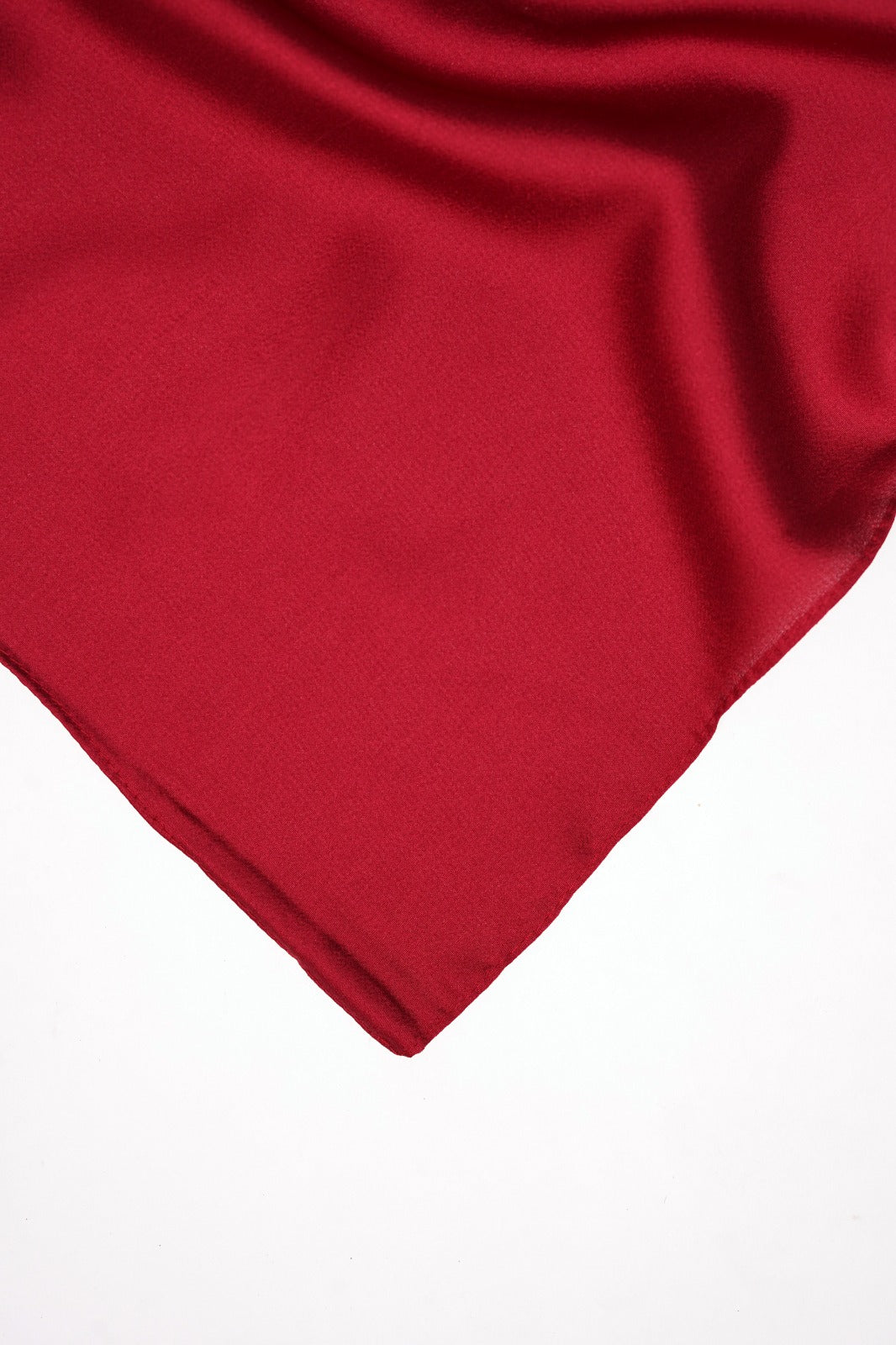 Luxe satin Silk-Bright Red