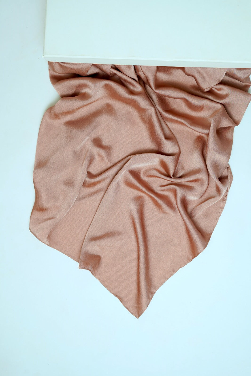 Luxe satin Silk-Dark peach