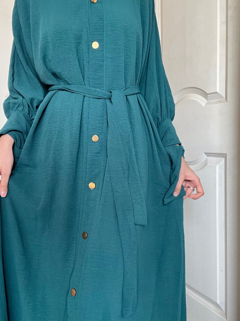 Marwah Abaya - Teal