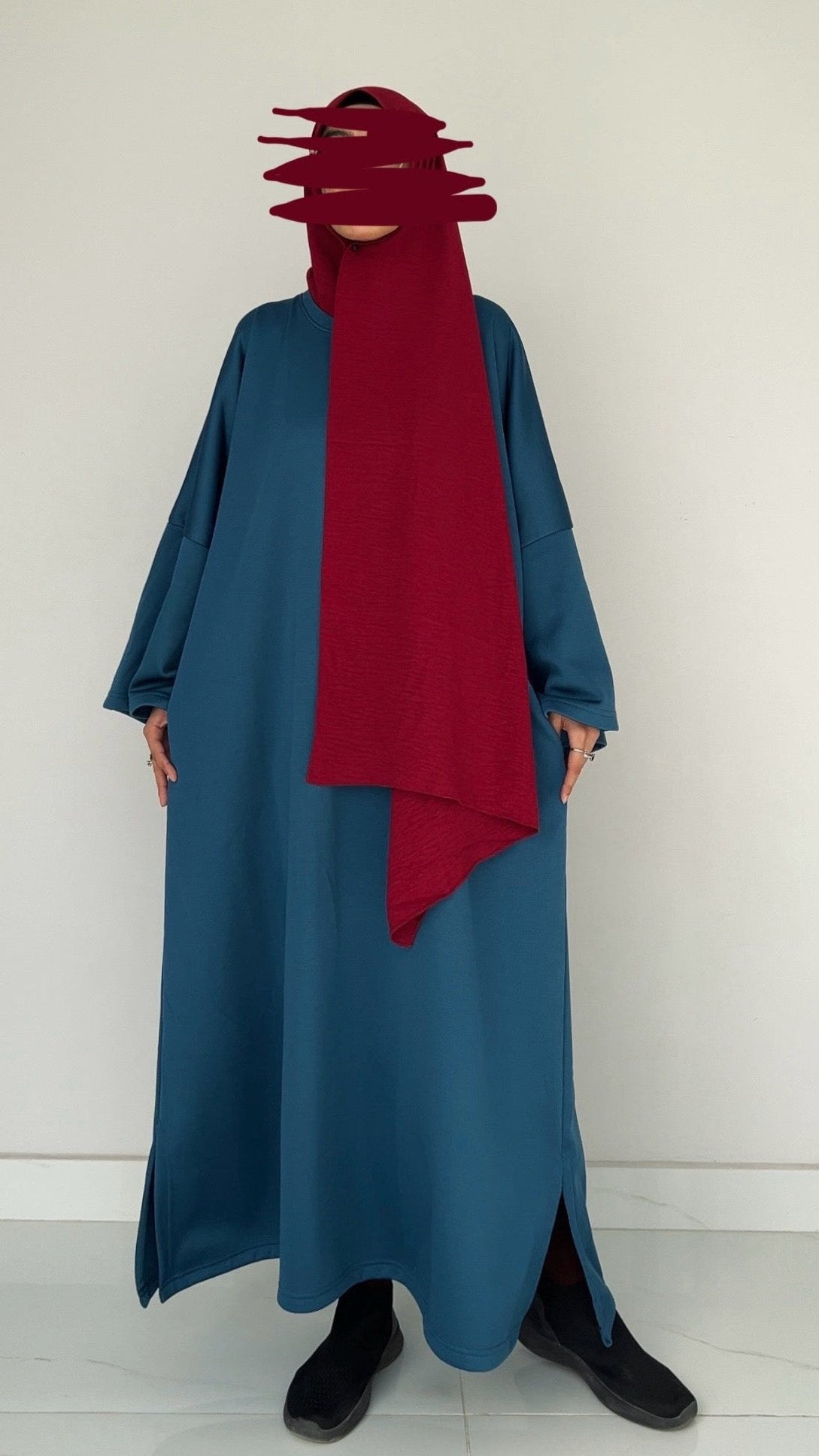 ÈLEGANTE ABAYA - ZINC