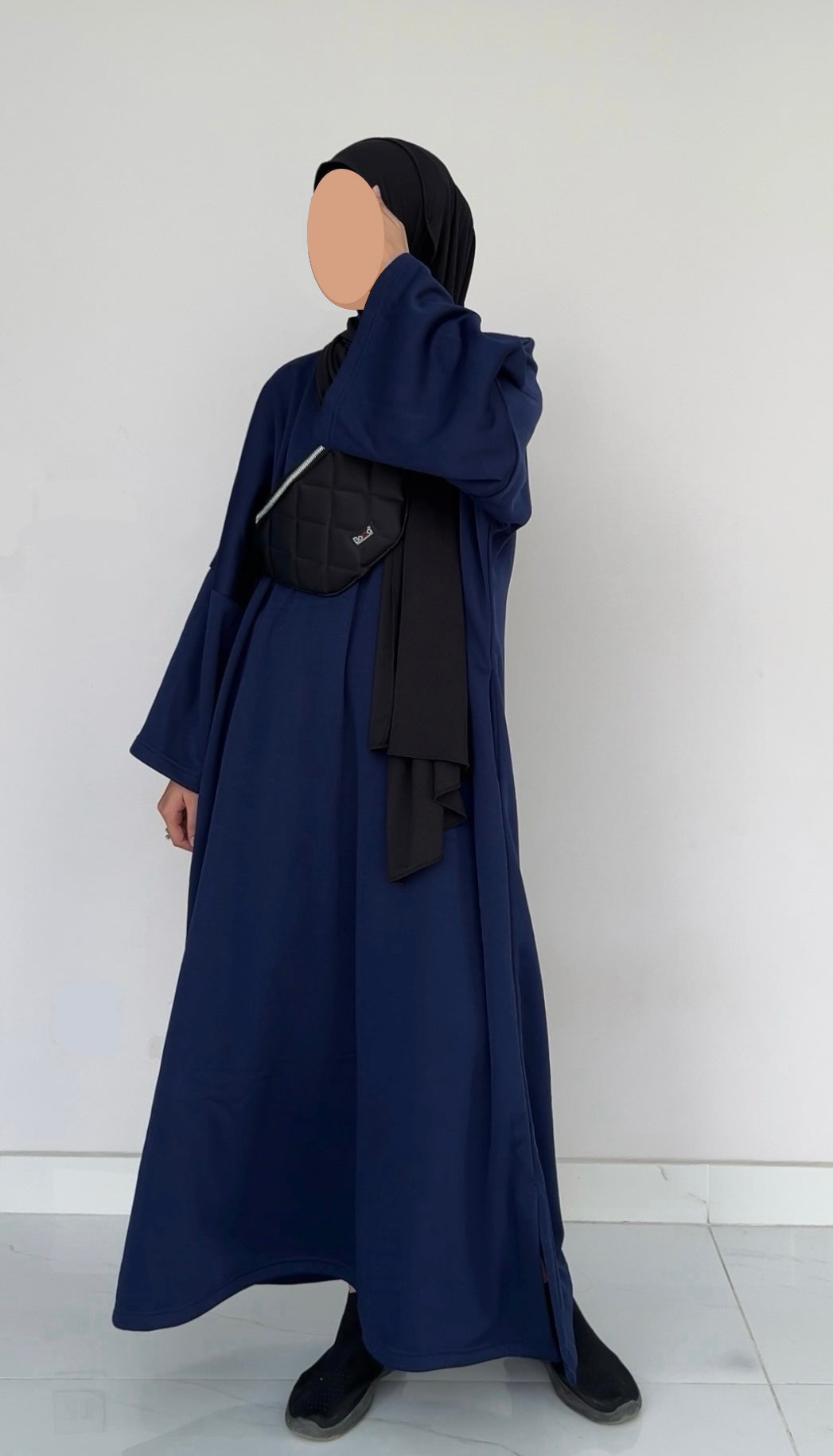 ÈLEGANTE ABAYA - DARK BLUE